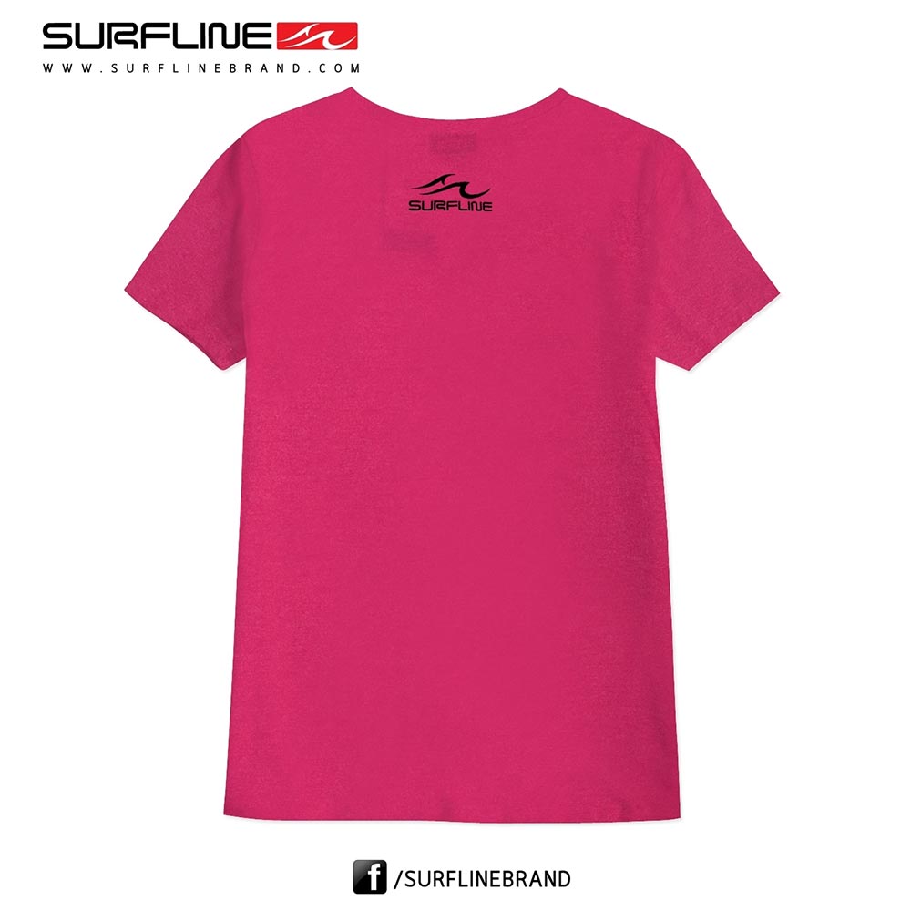Womens T-Shirt SL05160 (Magenta) – Surfline Brand
